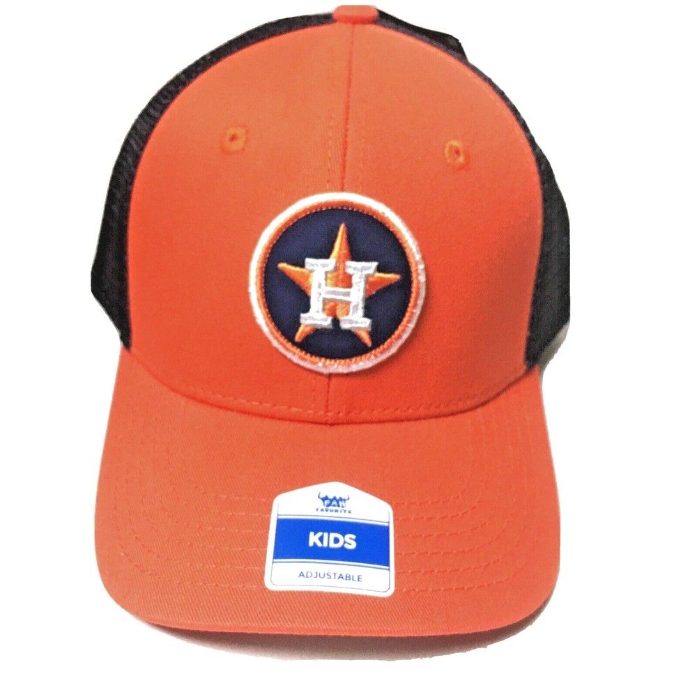 NEW Kids Houston Astros MLB Baseball Cap Trucker Hat Snap Back Adjustable